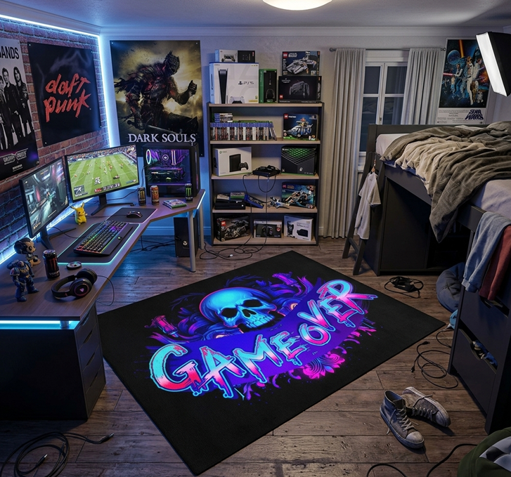 Tapis Gamer Game Over